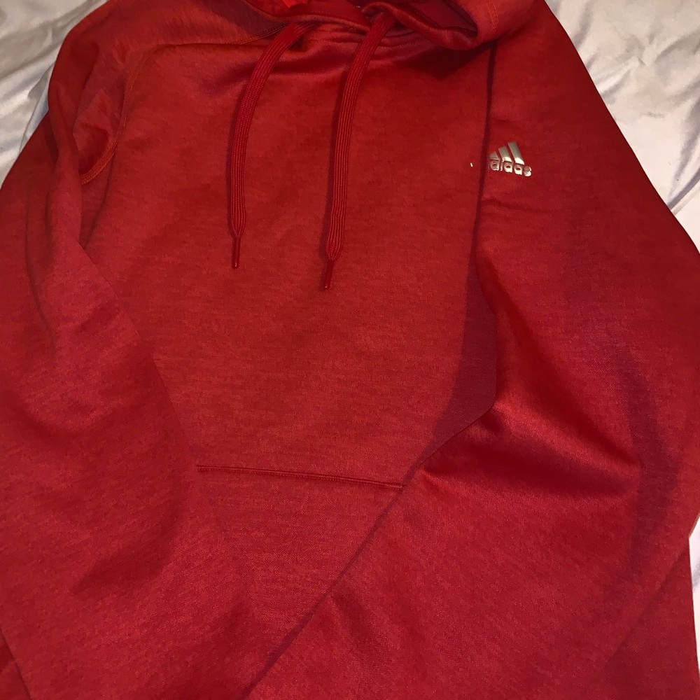 Red Adidas Hoodie❤️
